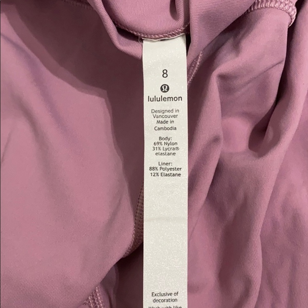 Lululemon High Rise Wunder Under Crop 21